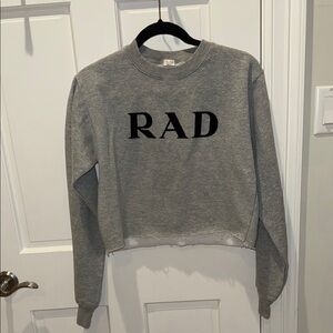 John Galt “RAD” Gray Women's Cropped Sweatshirt